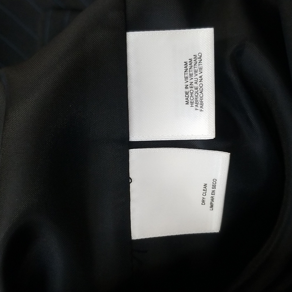 Le Suit Black Blue Pinstripe Suit - Picture 11 of 16